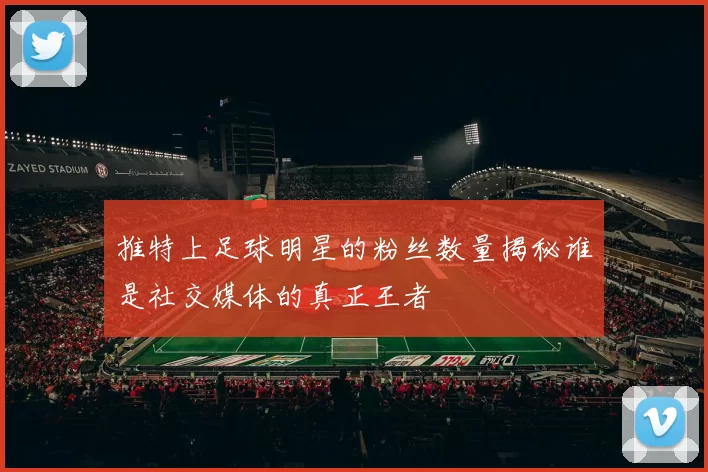 推特上足球明星的粉丝数量揭秘谁是社交媒体的真正王者